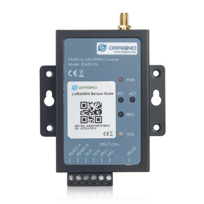 RS485-LN RS485 / Modbus to LoRaWAN Converter